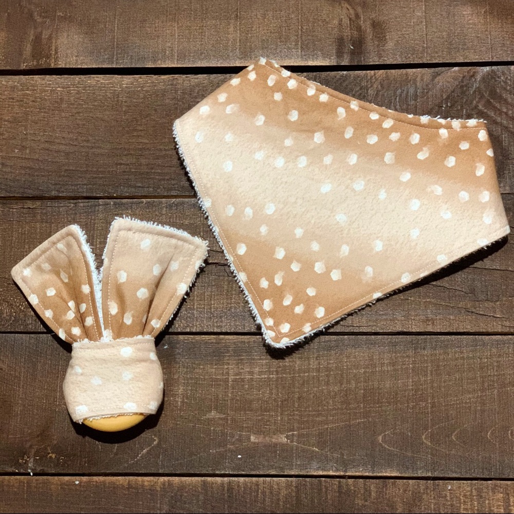 Baby Bib/ Teether Combo